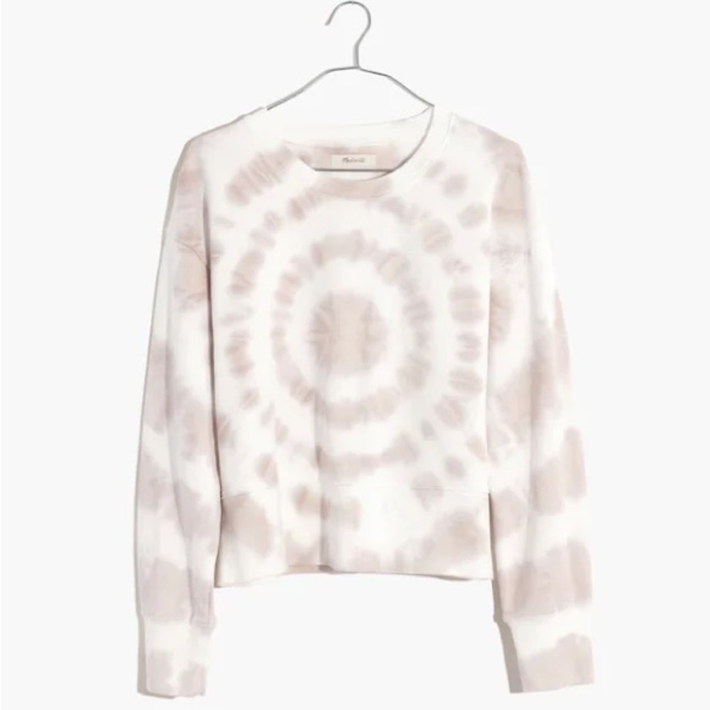 Madewell Tie-Dye Crop Sweatshirt